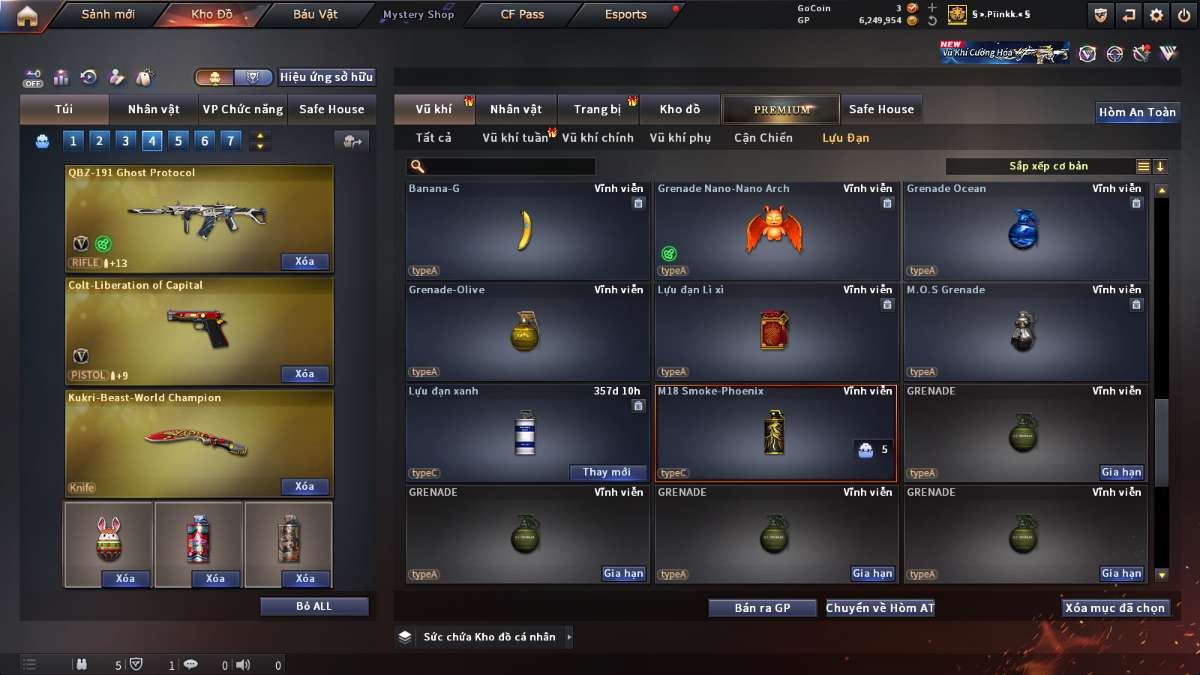 shop acc cf uy tin gia re